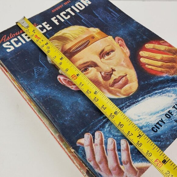 Astounding Science Fiction Magazine 1951 Aug-Dec 5 Issues When Worlds Collide - Picture 13 of 13